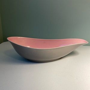 Vintage Roselane Flower Vase with Metal Frog